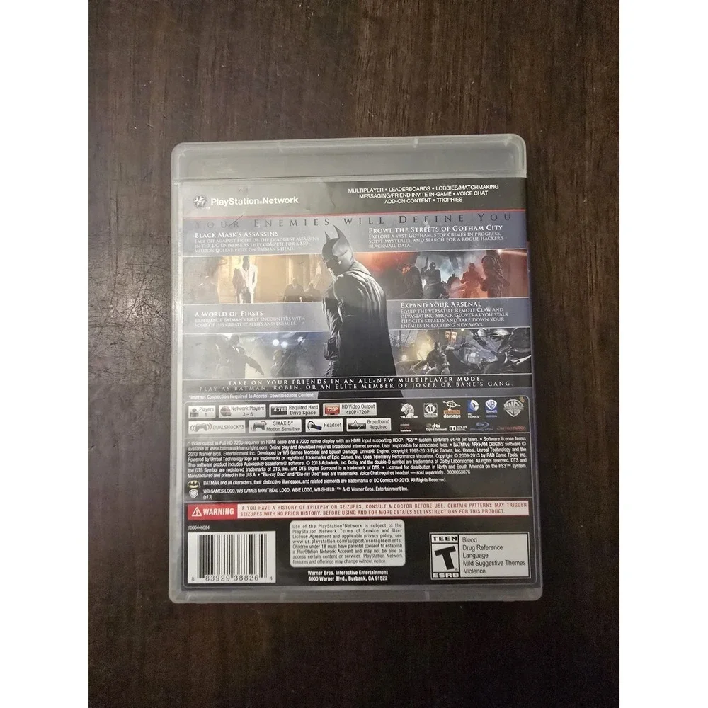 PS3 Playstation 3 Batman Arkham Origins